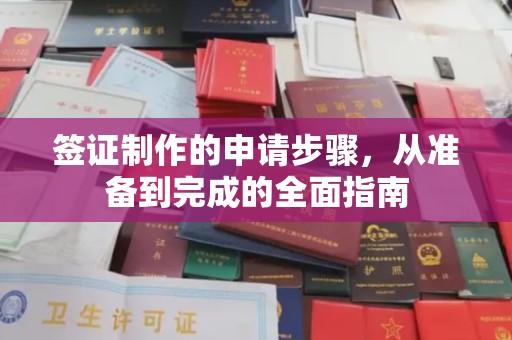 渝水签证制作的申请步骤，从准备到完成的全面指南